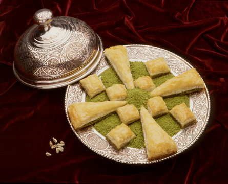 Sweet pastry with nuts