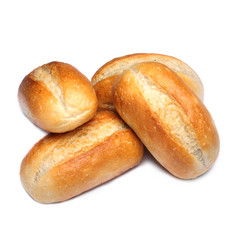 bread isolated on white