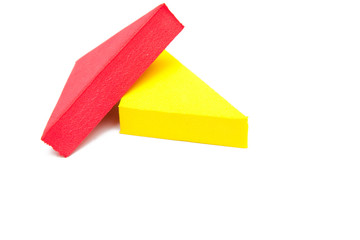 triangle isolated on white