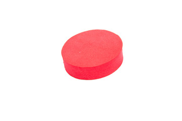 red circle isolated on white