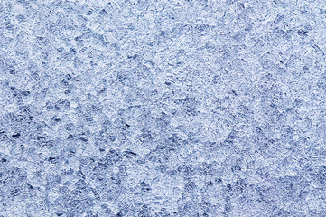 Blue ice window background