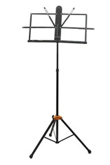 Empty music stand isolated