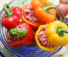 gefüllte paprika