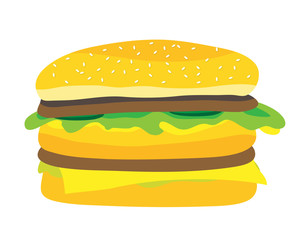 Fastfood-Burger
