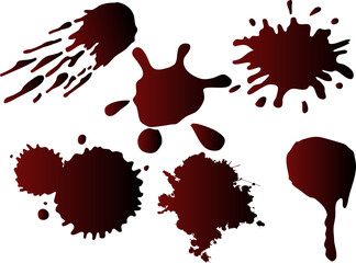 vector blot blood set