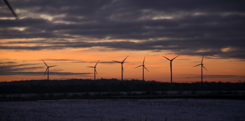 Obraz premium Windkraftanlage