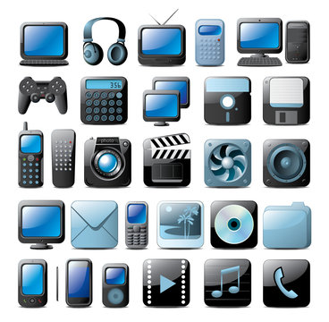 multimedia icons