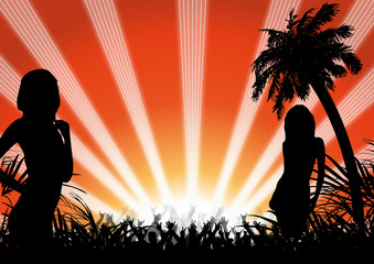 Party Flyer Poster Audience Happy Dance 7