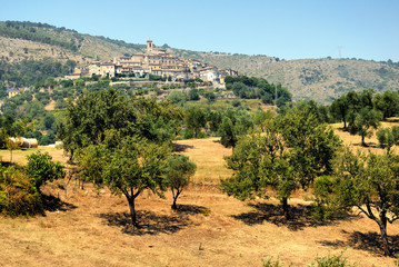 Prossedi village near Latina Italy