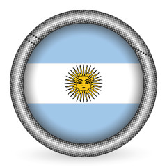 Argentina flag button