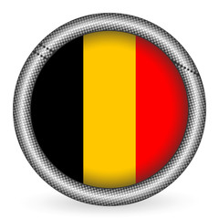 Fototapeta premium Belgium flag button