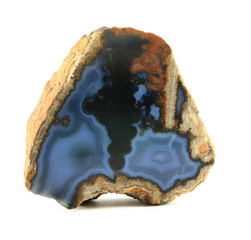 Cut and polished agate