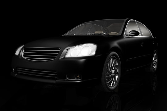 Black car