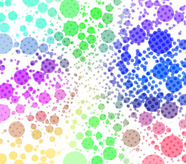 disco - colorful abstract background of circles