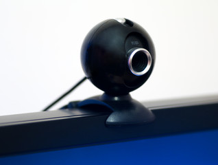 Webcam on LCD Panel (Closeup)