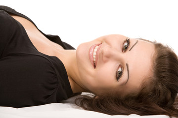 Naklejka premium young woman
