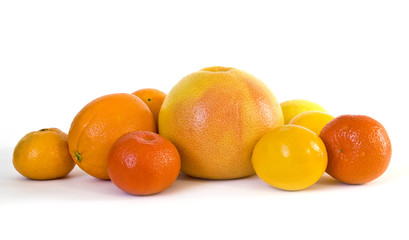 Group of ripe citrus