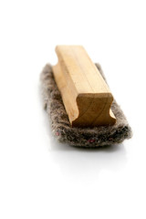 Blackboard eraser isolated over white