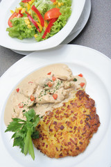 zürcher geschnetzeltes swiss style sauteed tender sliced veal