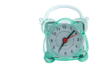 alarm clock isolated on white