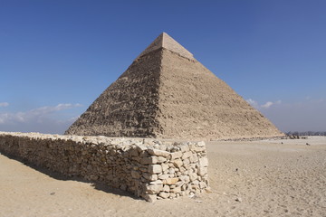 Fototapeta na wymiar pyramide de gizeh egypte