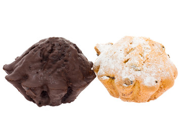 muffins, isolated