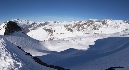 winter high mountains, French Alps
