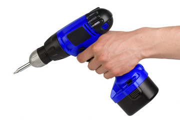 Tools on white background