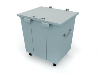 The container for dust