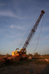 Abandoned crane