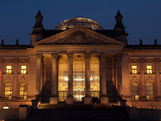 Obraz premium Parlamento alemán en Berlín