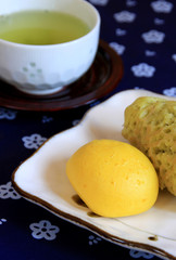 和菓子とお茶