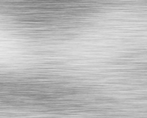 Brushed alluminium metal plate