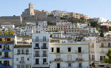 Fototapeta na wymiar Ibiza z Balearów w Hiszpanii