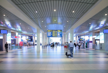 Hall of airport