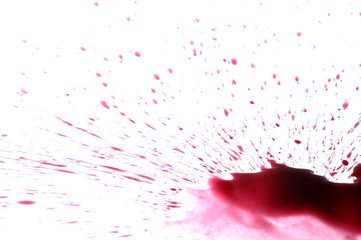 Spilled Red Wine