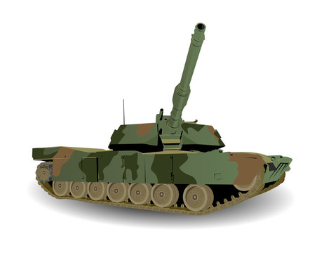Green Army Tank