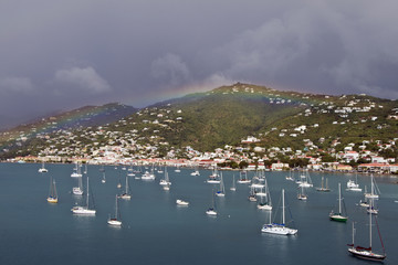 Boats and water in St. Lucia