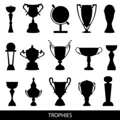 trophies silhouettes