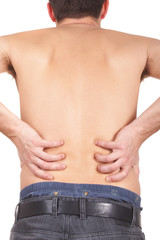 Fototapeta premium Painful back