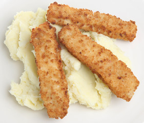 Fish Fingers and Mash