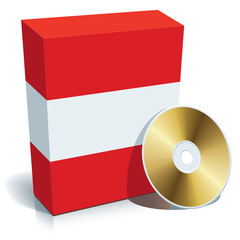 Austrian software box and CD