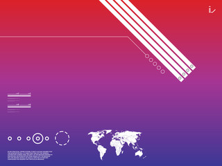 business background world map