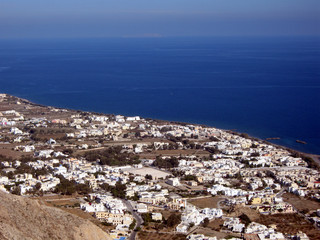 Seaside Village in Santorini