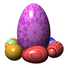 easter eggs composition
