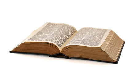 Opened book