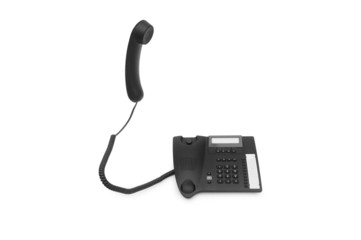Office phone isolated on the white background