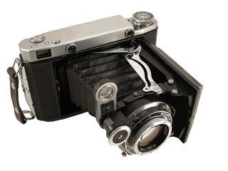 Old camera isolated