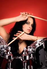 Fototapeta premium sexy rock-n-roll