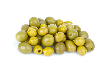 Small pitted and giant olives